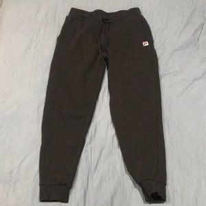Black Fila Jogger Sweatpants